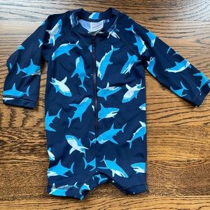 Hanna Andersson Baby Rash Guard Swimsuit 6-12months